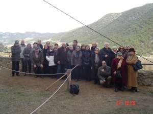 Foto grup a l'abric Romaní